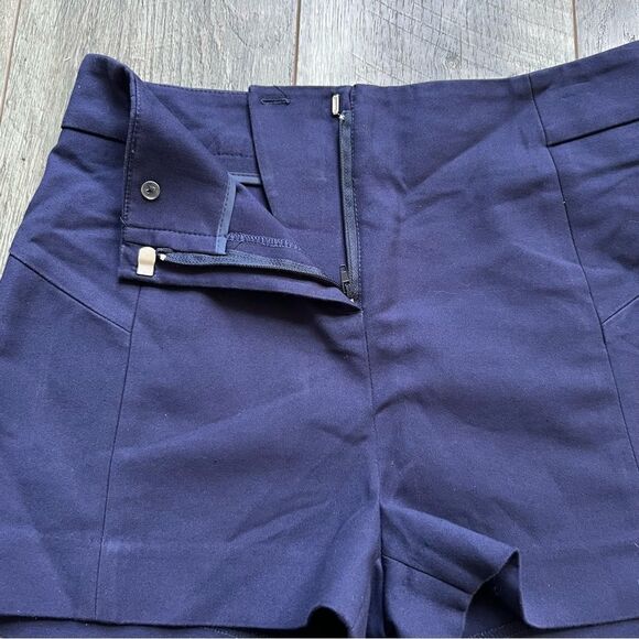 Reserved Made in Europe Navy Blue High Rise Shorts US Size 6 - Picture 3 of 9